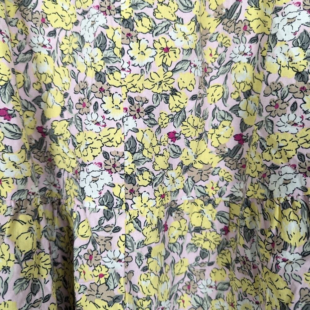 NWT Vero Moda Joa Lilac Yellow Floral Print High Waisted Short Skirt Size XL - Picture 5 of 8
